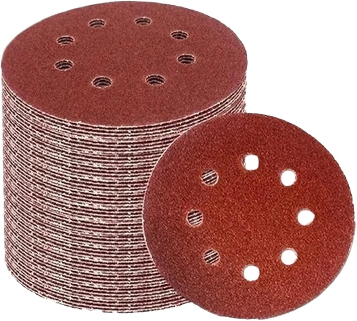 8 Hole 125mm Sandpaper Woodworking Metal Grinding Disc Abrasive Polishing Tool 40-3000 Grit Sanding Discs(1200 grit)