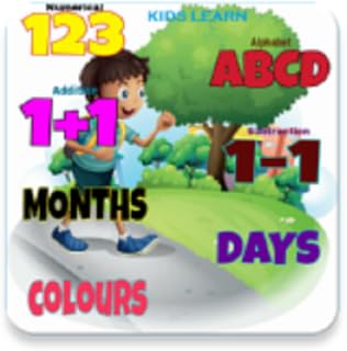 Preschool Kids All-in one: Learn Alphabet, ABC, A for apple, Words, Letters, Spelling, Numbers, 123, Colors, Days, Math, Months, Addition, Deletion, voice tutorial, kids independently learn. Toddlers / Kindergarten kids games