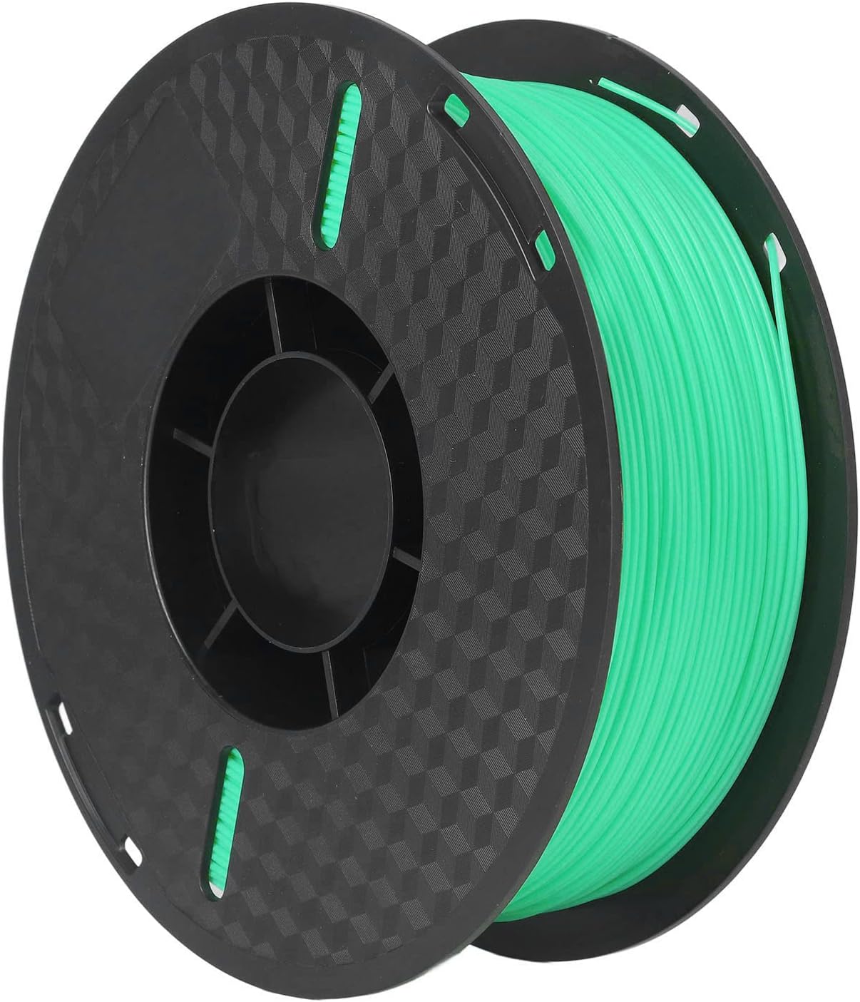 PLA Filament 1.75mm 3D Printer Filament 1kg 1115.5ft Filament High Accuracy Printing Consumables Replacement for 1.75mm 3D Printers(Green)