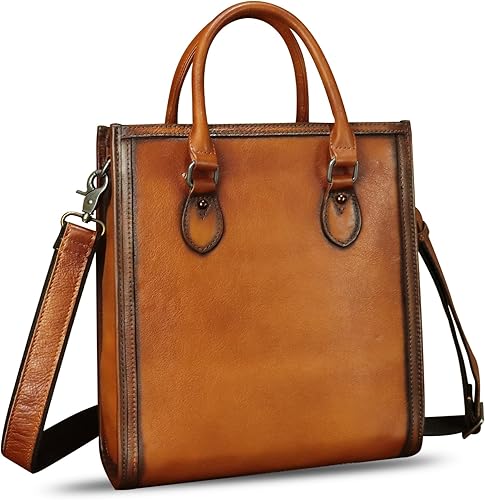 Bolsos y monederos de cuero genuino para mujer, bolso de hombro hecho a mano vintage de piel de vaca