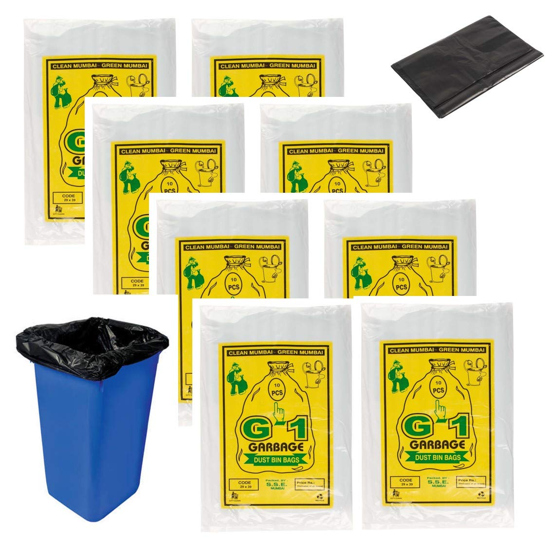 Buy G1 Disposable Garbage/Dustbin/T Bags Extra Large 29 X 39 inch
