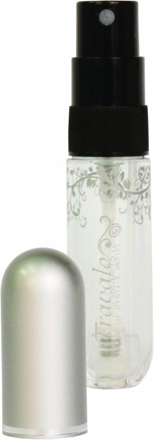 Travalo Limited Travel Sized Refillable Perfume Spray Dispenser, Silver, 0.17 Ounce