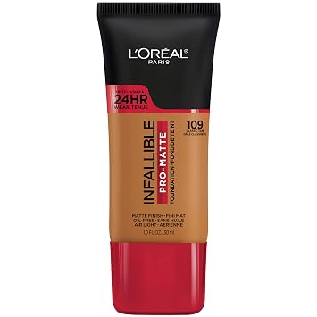 LOreal Paris Cosmetics Makeup Infallible Pro-Matte Liquid Longwear Foundation، Classic Tan، 1 fl oz