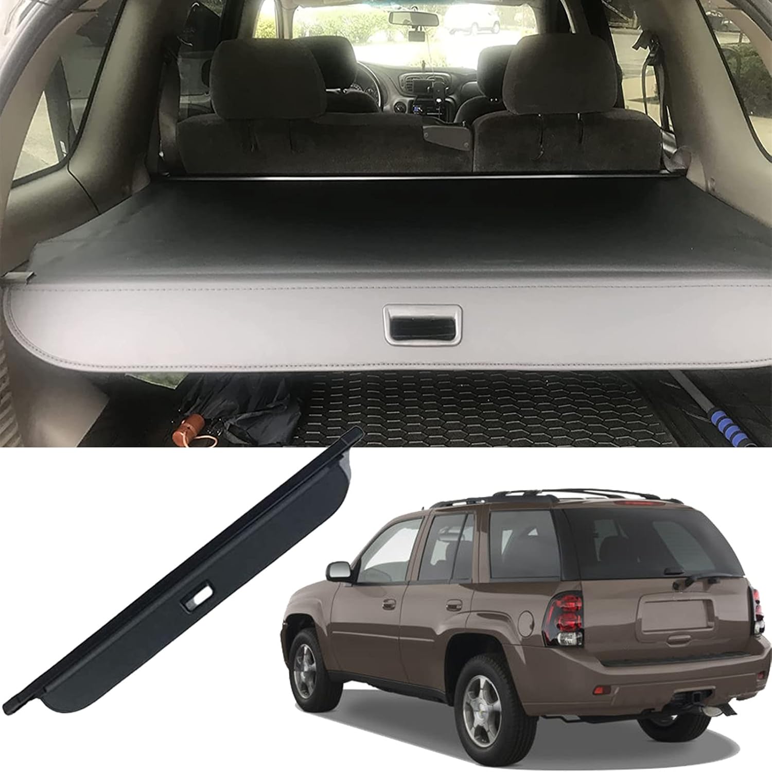 kaungka Cargo Cover Compatible with 20022009 Chevrolet