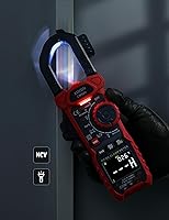 Vista 7 de AstroAI - Pinza de medición amperimétrica digital T-RMS de 1000A, multímetro de 6000 conteos, probador de voltaje de amperios con VFD, modo LOZ