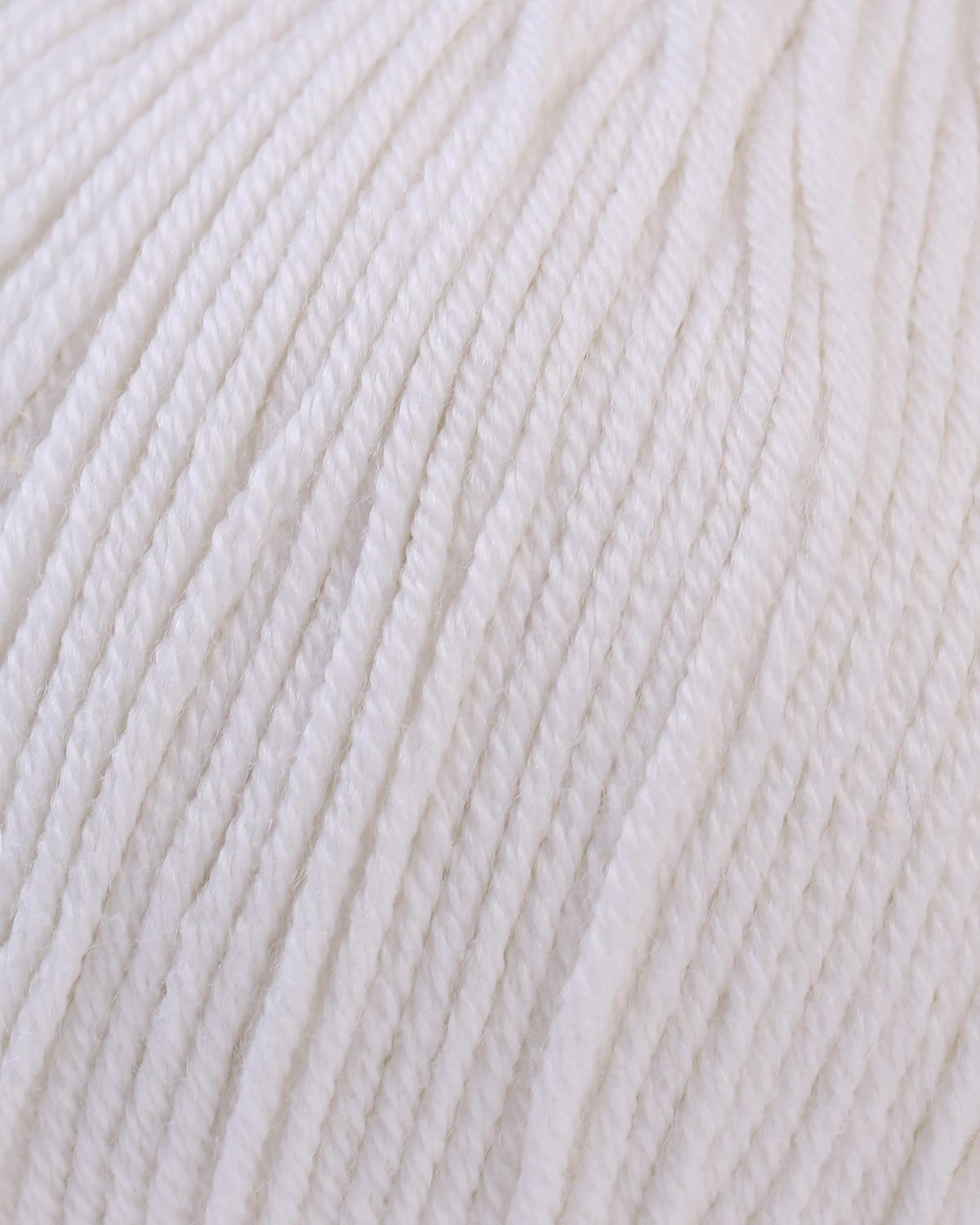 GAZZAL 4 Ball (Skein) Gazzal Baby tton, 60 tton Each 1.76 Oz (50g) 150 Yrds (165m) Soft, 2 - Fine Baby Yarn, Soft and Popular (3410 - White)