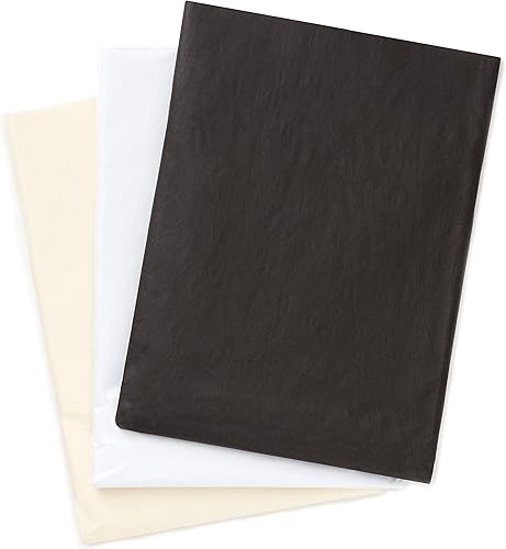 Miniatura 7 de Hallmark Papel de seda blanco a granel (100 hojas) para cumpleaños, Navidad, graduaciones, envoltura de regalo, manualidades, flores de papel de