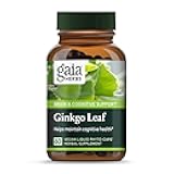 Gaia Herbs Ginkgo Leaf - Traditionally Used to Support Healthy Circulation and Brain Function - Organic, Herbal Supplement - 60 Vegan Liquid Phyto-Capsules (20-Day Supply)