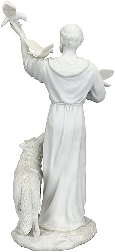 Miniatura 3 de Design Toscano Estatua de resina de mármol unida de San Francisco y amigos del bosque