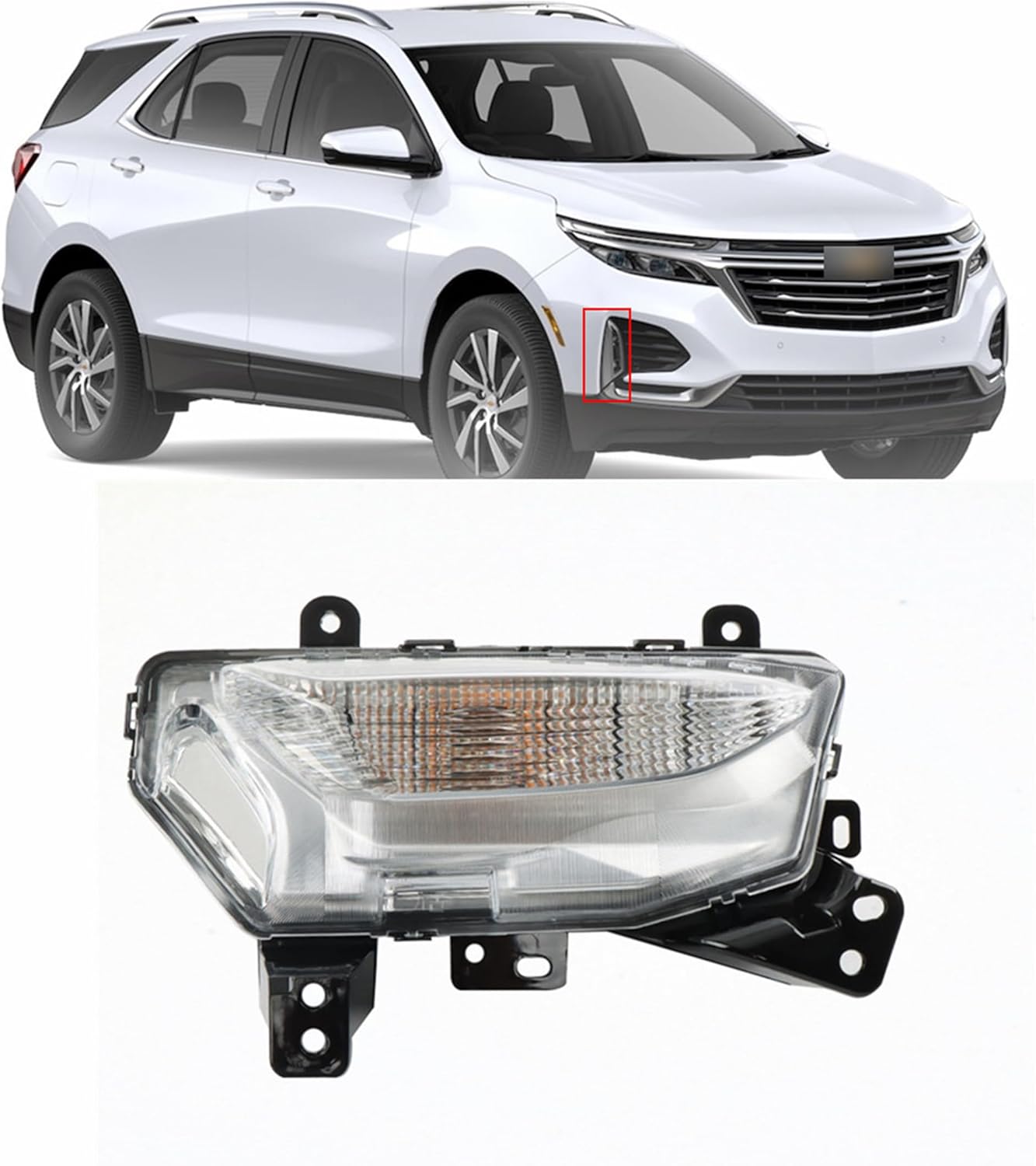 Right Side Turn Signal Light Assembly Replacement for Equinox 2022 2023 Passenger Turn Signal Lamp Replacement for GM2531144