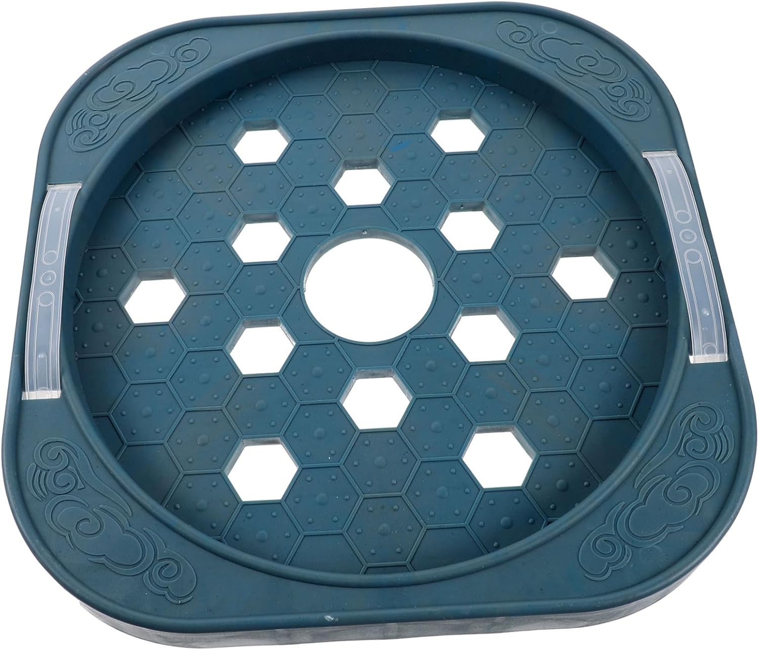 ABOOFAN Moveable Gas Tank Holder with Wheels Convenient Round Tray for Liquid Gas Storage Lightweight and Design for Home Use Kitchen Propane Can Organizer