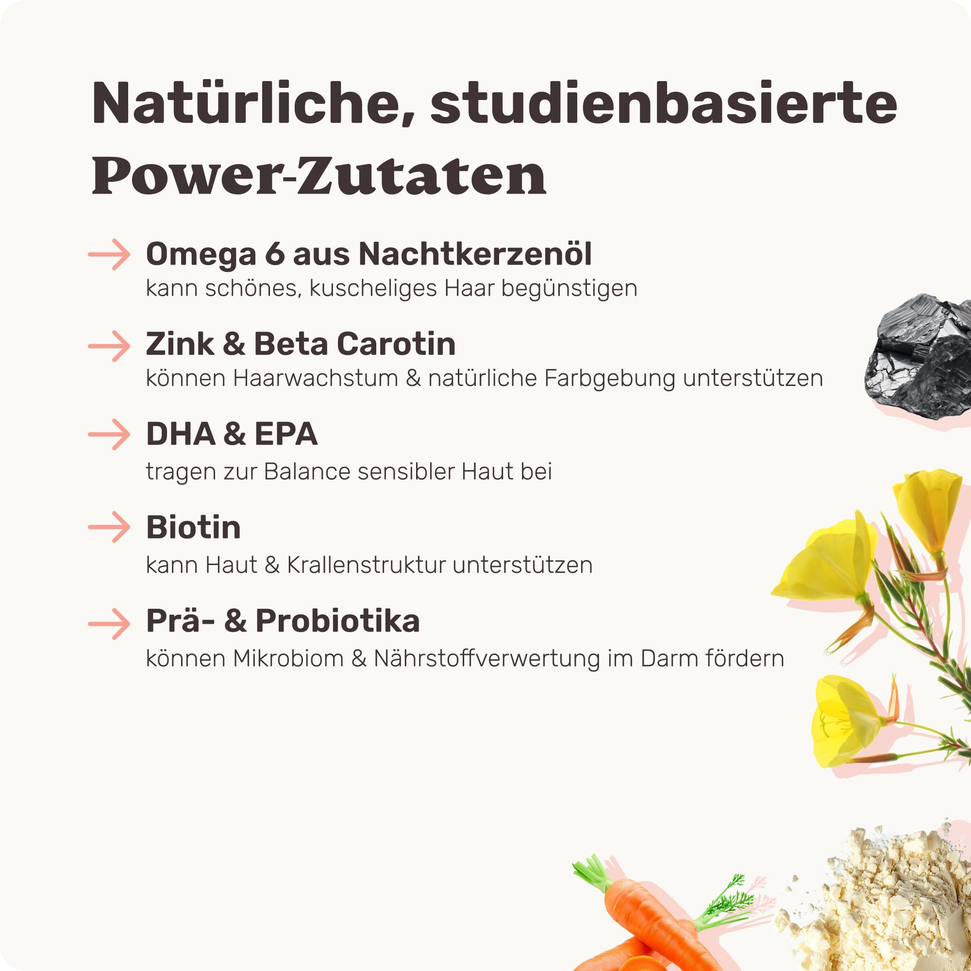 mammaly Anti-Juckreiz-Trio - Scratch Less Snacks 350g + Lachsöl Drops 170g + Shiny Hair Snacks 175g - Hanföl, Omega 3, Biotin, Allergie Hund, Hautbarriere