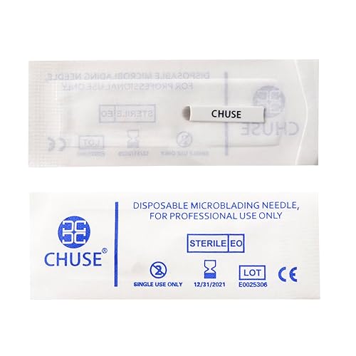 Miniatura 2 de Chuse A16 50pcs Maquillaje Permanente Manual Ceja Tatuaje Arco Hoja 16 Agujas Curvadas