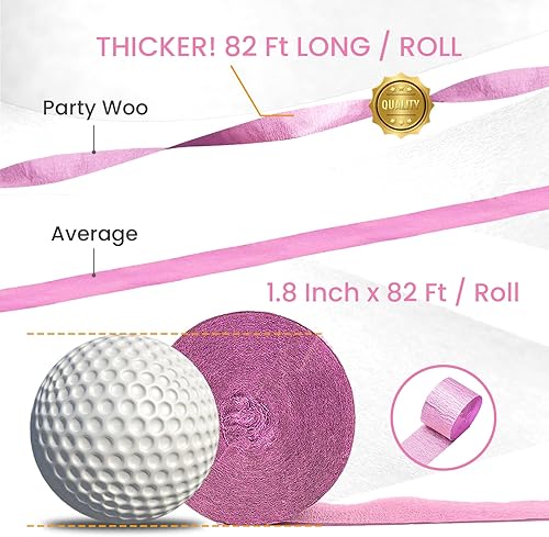 Vista 170 de PartyWoo Serpentinas de papel crepé verde, 6 rollos de 492 pies, paquete de papel crepé verde bosque esmeralda cazador para graduación, Navidad