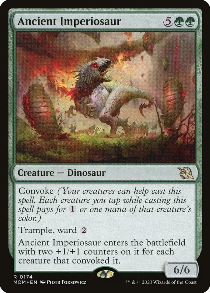 Magic: the Gathering - Ancient Imperiosaur (174) - March of The Machine
