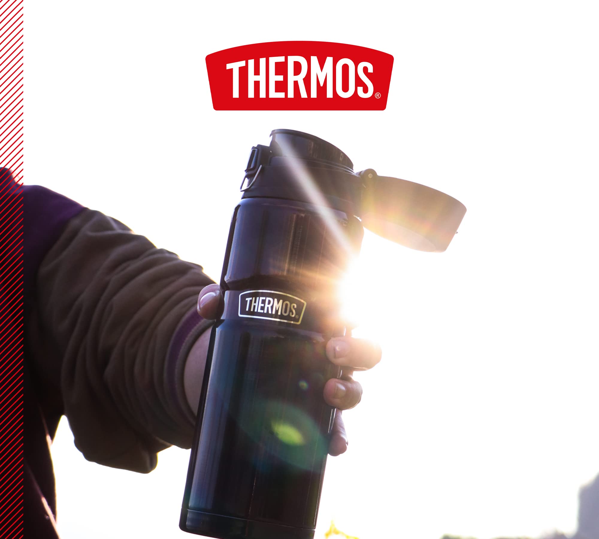 Thermos Stainless King Blu, 0,70 l, in Acciaio Inox, Assolutamente Denso, Caldo 15 Ore e Freddo 24 Ore, Lavabile in lavastoviglie, per tè, caffè e Acqua, Senza BPA