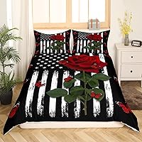 Vista 10 de Juego de ropa de cama "Lado del Gato y Mi Lado" tamaño Queen, blanco y negro, juego de funda de edredón con gato, funda de edredón moderna y simple