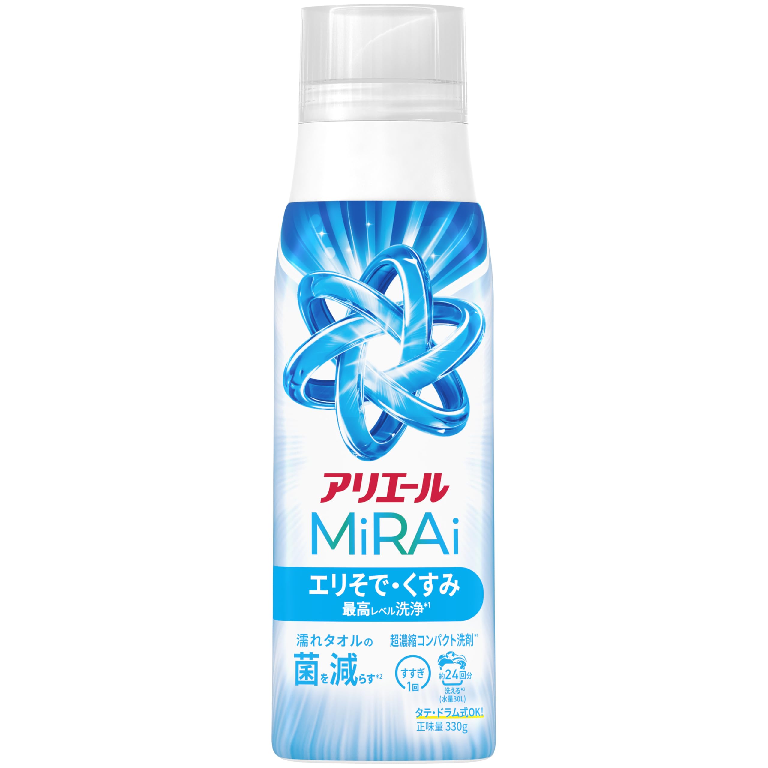洗剤大量！大特価！定価15000円以上！ Amazon | アリエール 洗濯洗剤 MiRAi 超濃縮コンパクト洗剤* エリそで