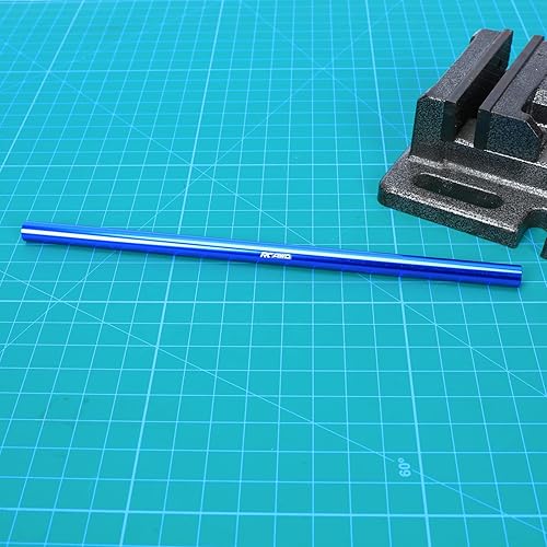 Miniatura 4 de RCAWD Eje de transmisión central de aleación de aluminio de 8.937in para Arrma 4s Kraton 1-10, azul oscuro