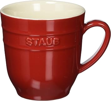 Staub 40508-565 Ceramic Mug 11.8 fl oz 350 ml, Cherry