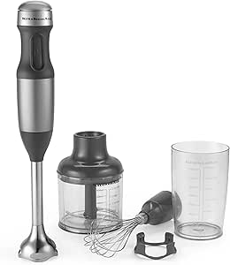 KitchenAid KHB2352CU 3-Speed Hand Blender - Contour Silver