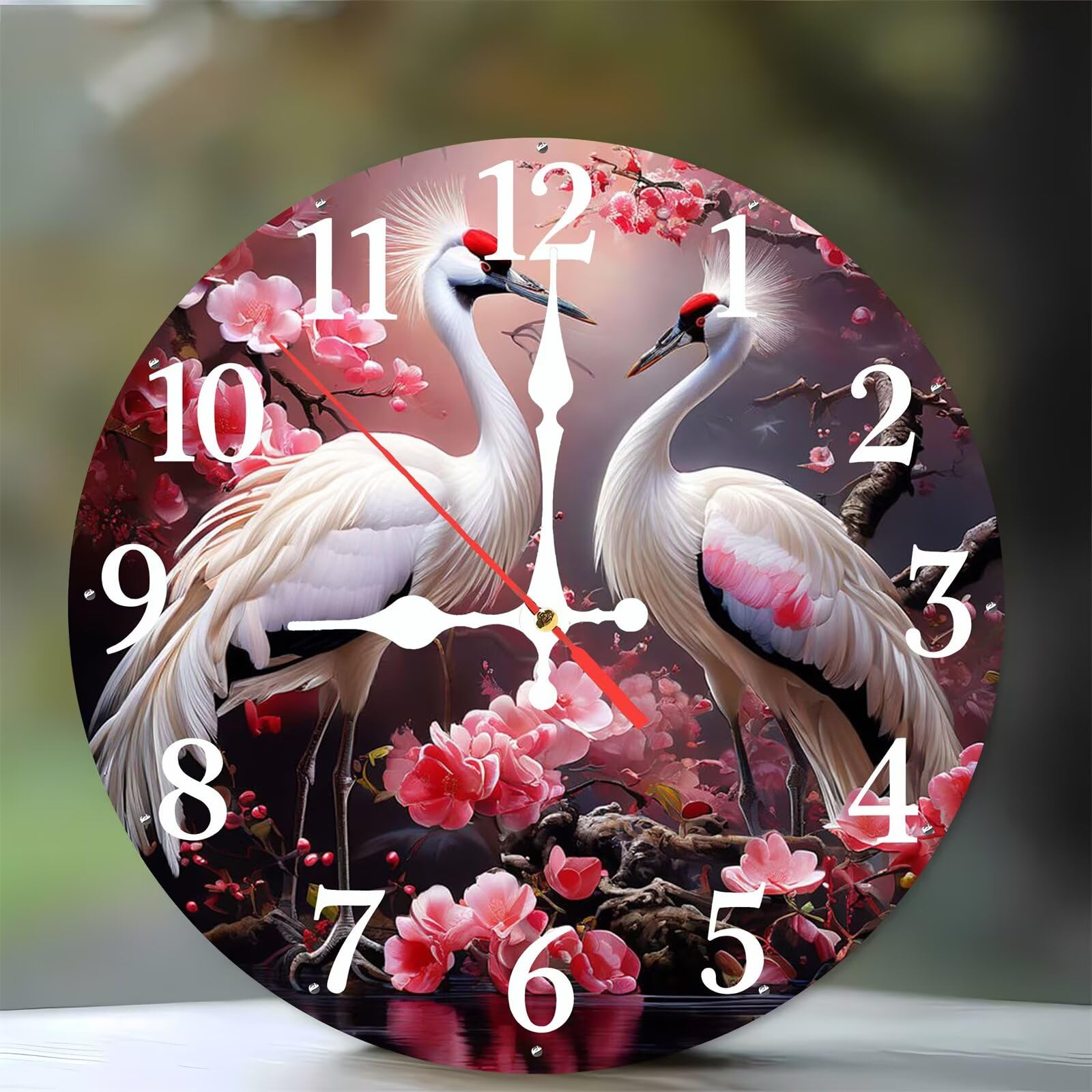 Horloge murale moderne bois silencieuse pour supprimer les bruits de tic-tac dans la chambre