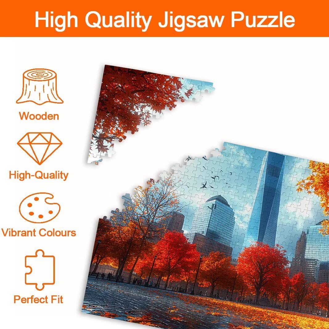 Puzzle 3000 elementów, Nowy Jork, puzzle dla dorosłych, drewniane puzzle