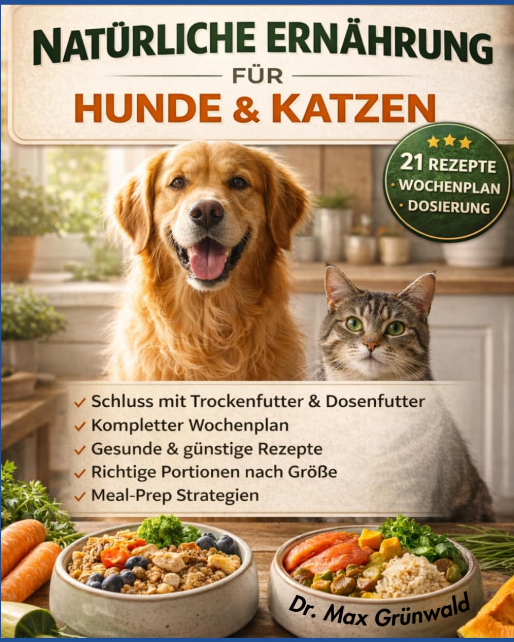 NATÜRLICHE ERNÄHRUNG FÜR HUNDE & KATZEN: Schluss mit Trockenfutter & Dosenfutter