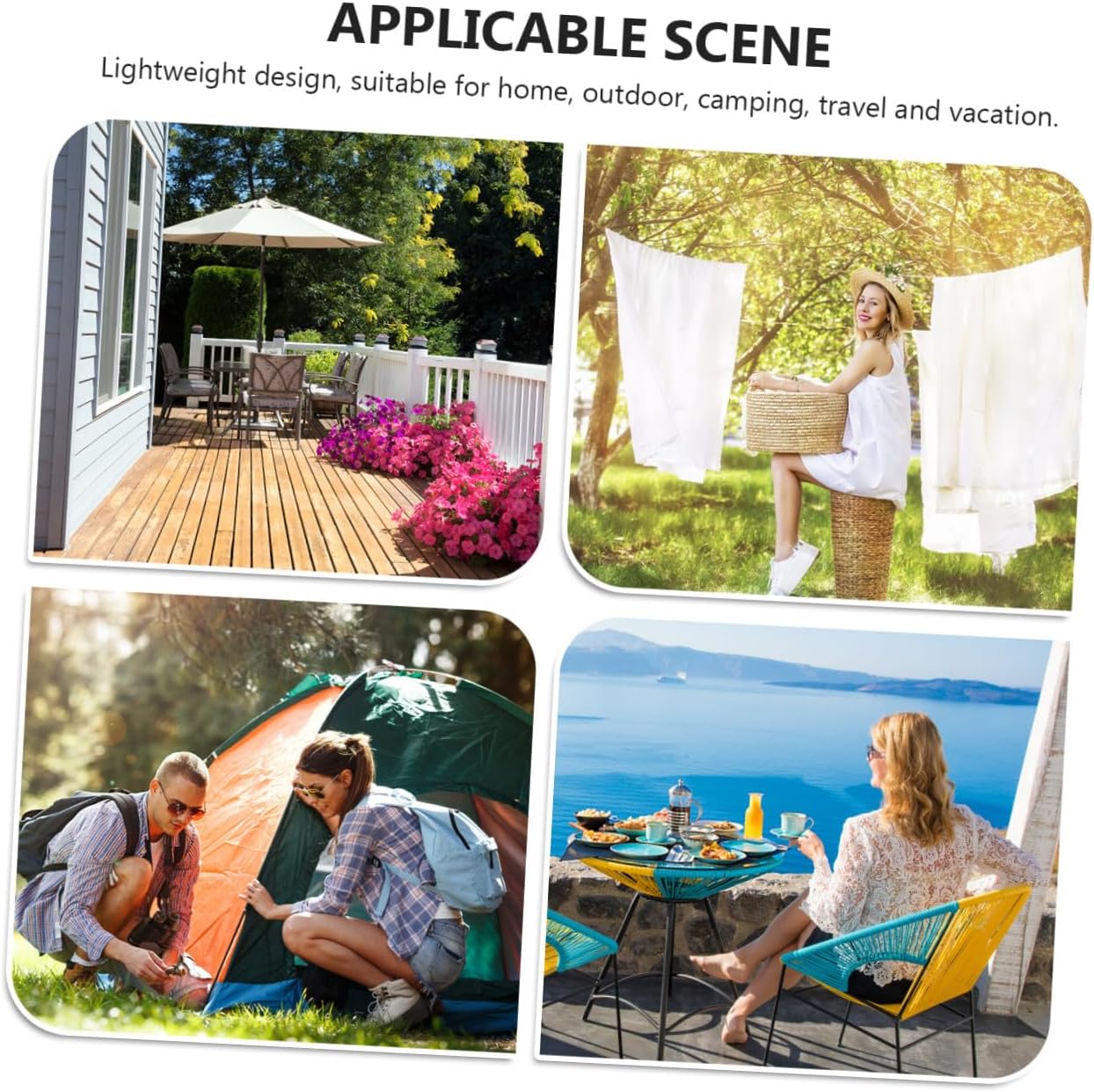 ARTIBETTER Foldable Clothes Drying Rack with 18 Clips for Bras and Socks, White Single-Layer Laundry Hanger, Windproof Design for Balcony and Indoor Use