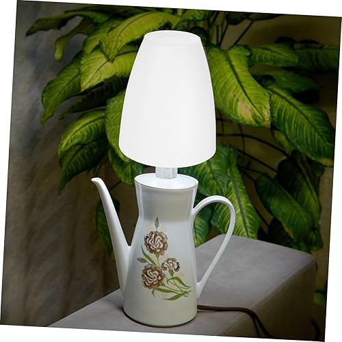 Miniatura 5 de DOITOOL Pantalla de plástico para lámpara de pie, pantalla de mesita de noche, pantalla de techo, pantalla de herradura, pantalla de noche, pantalla