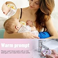 Vista 5 de 32 fundas para botones de tubo G, almohadillas de algodón para apoyo de alimentación, suministros de algodón reutilizables, fundas suaves