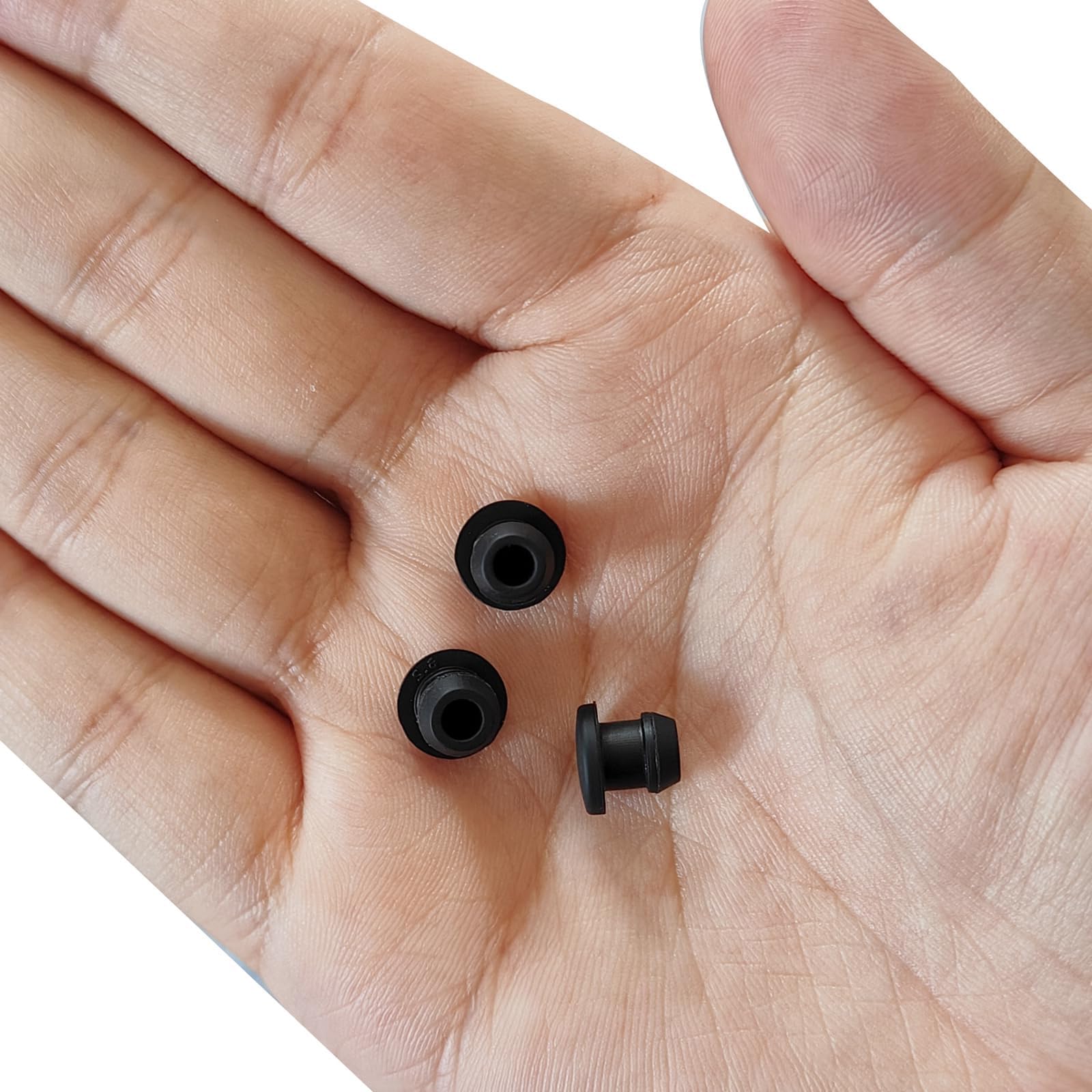 TOP-VIGOR 20Pcs Silicone Snap in Locking Hole Plugs, 6mm Diameter Hole Stoppers - Image 3