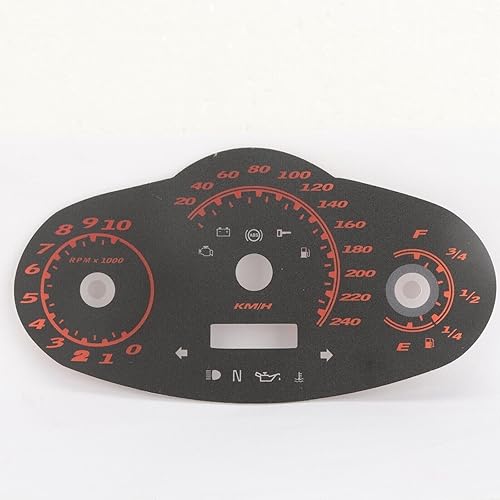 Miniatura 2 de Motocicleta Harley VRod Muscle Vrscf 2009-2017 Velocímetro Placa frontal kmh Velocímetro Pegatina Cara