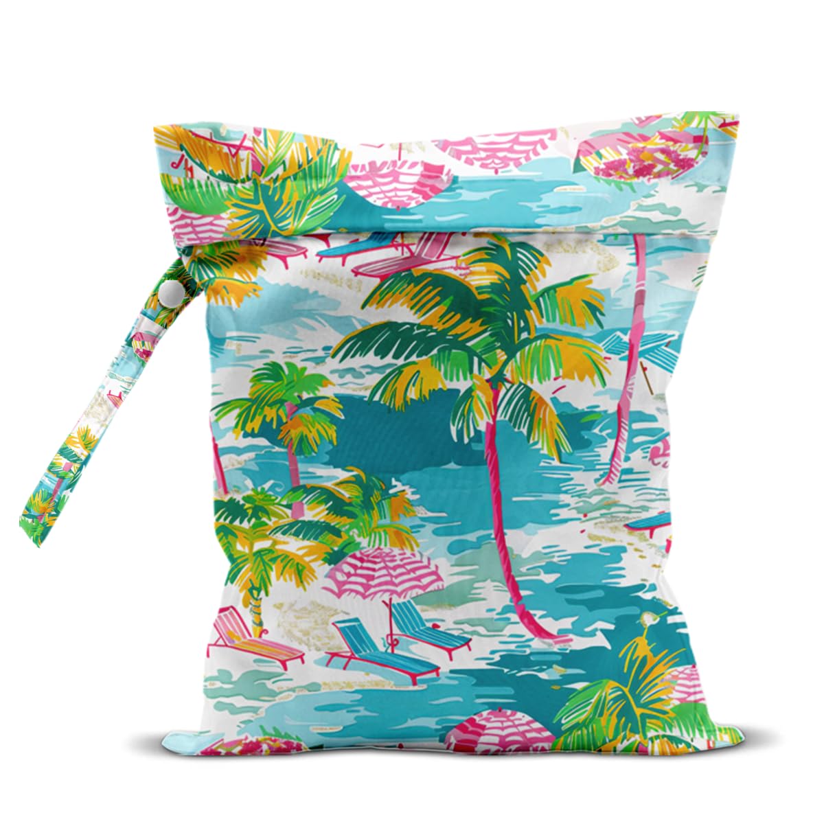 Turquoise Coastal Palms