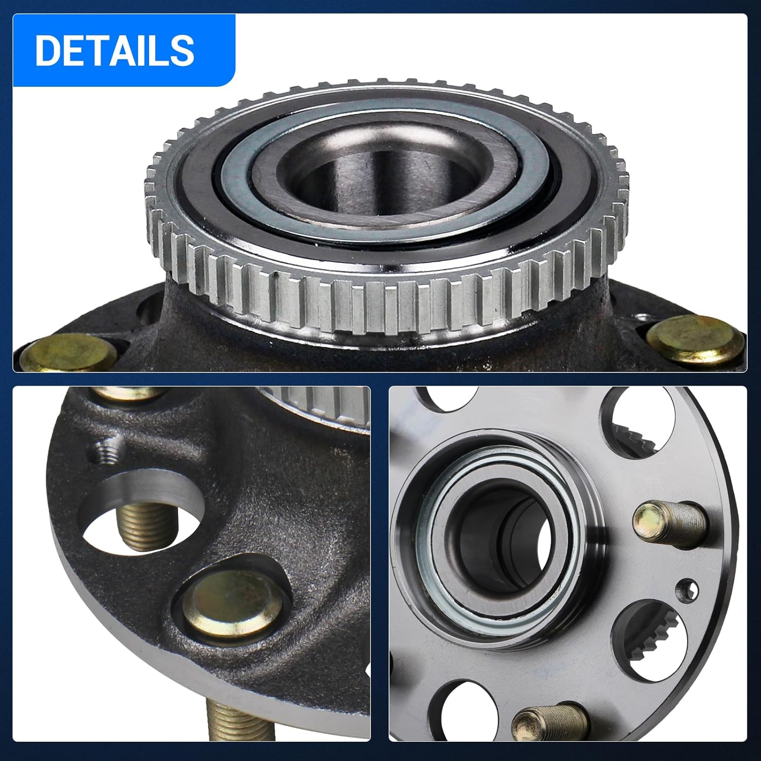 Autoround 512188 Rear Wheel Hub and Bearing Assembly Replacement for 2004-2008 Acura TL, 2003-2007 Honda Accord 5 Lug - Image 7