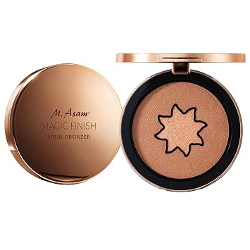 M. Asam Magic Finish Satin Bronzer Deep (6.5 g) Bronzer powder duo with satin touch texture natural glow ultra-fine colour pigments