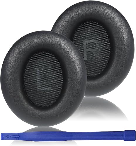 Adhiper Anker Space Q45 - Almohadillas de repuesto para auriculares Anker Space Q45 Adaptive Noise Cancelling Headphones, con hebilla, cuero