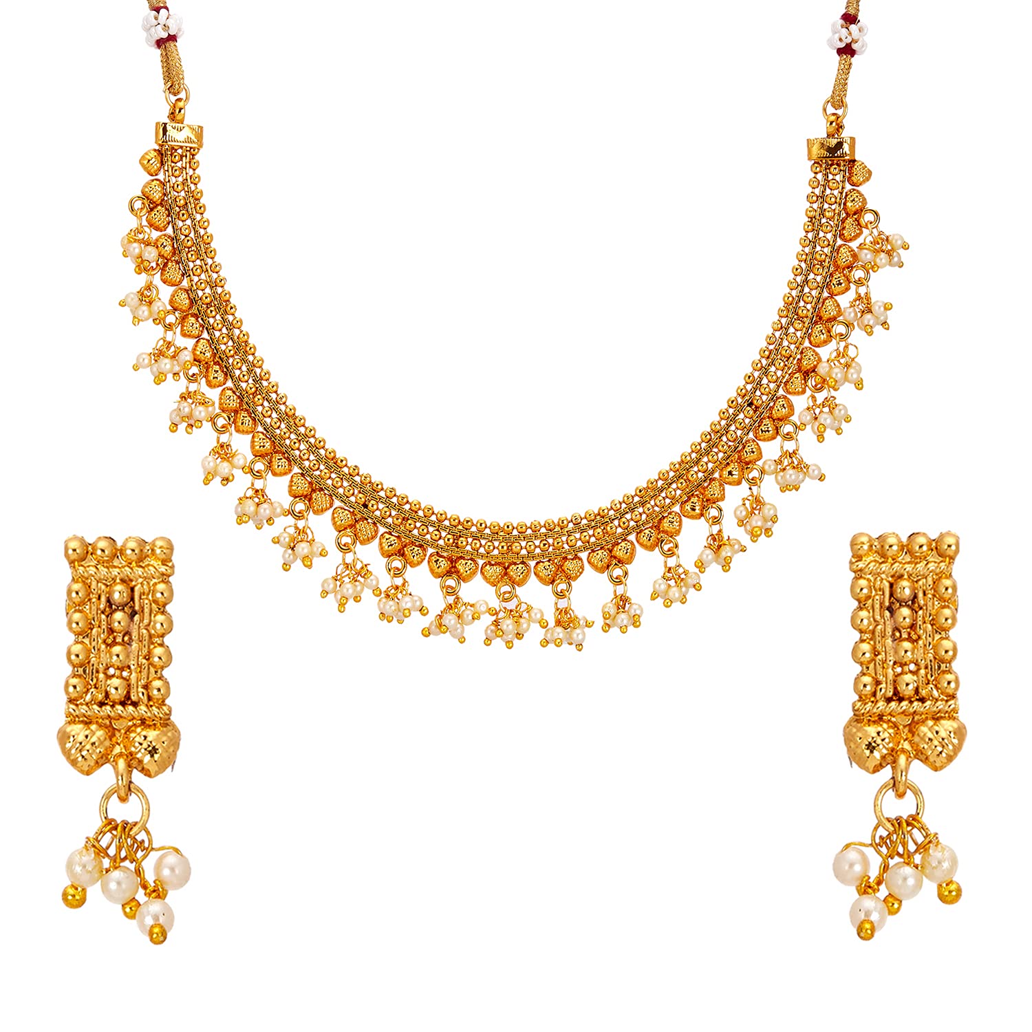 See full amazon price history chart for ZENEME Traditional Temple Coin Pearl Gold Plated Wedding Jewellery Choker Necklace Set For Women and Girls (Style 2) ZENEME Traditional Temple Coin Pearl Gold Plated Wedding Jewellery Choker Necklace Set For Women and Girls (Style 2) (B096G9Y6ZH) Amazon Price History, Amazon Price Tracker