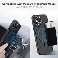 Vista 3 de OUTXE Adhesivo magnético para anillo, paquete de 2 adaptadores magnéticos universales compatibles con accesorios MagSafe, Negro