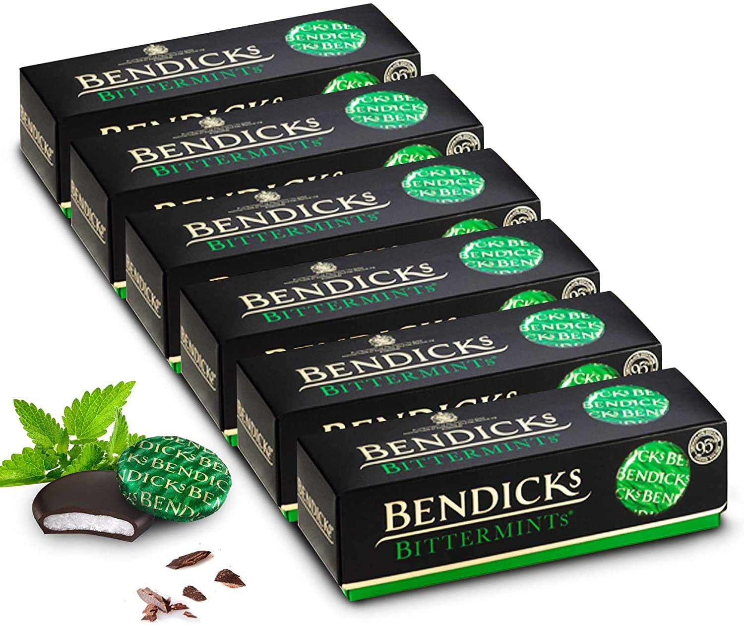 Bendicks Bittermints (200g) - Packung mit 6