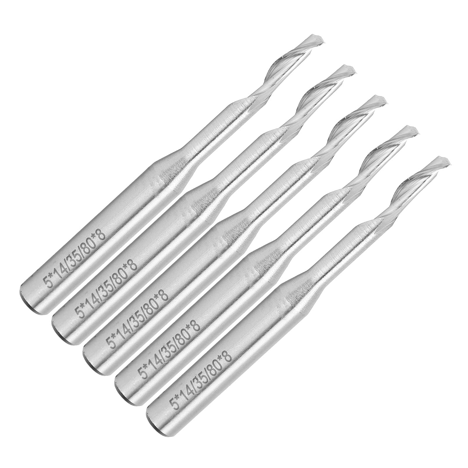 Fresa de Metal Duro de Tungsteno, Juego de 5 Piezas