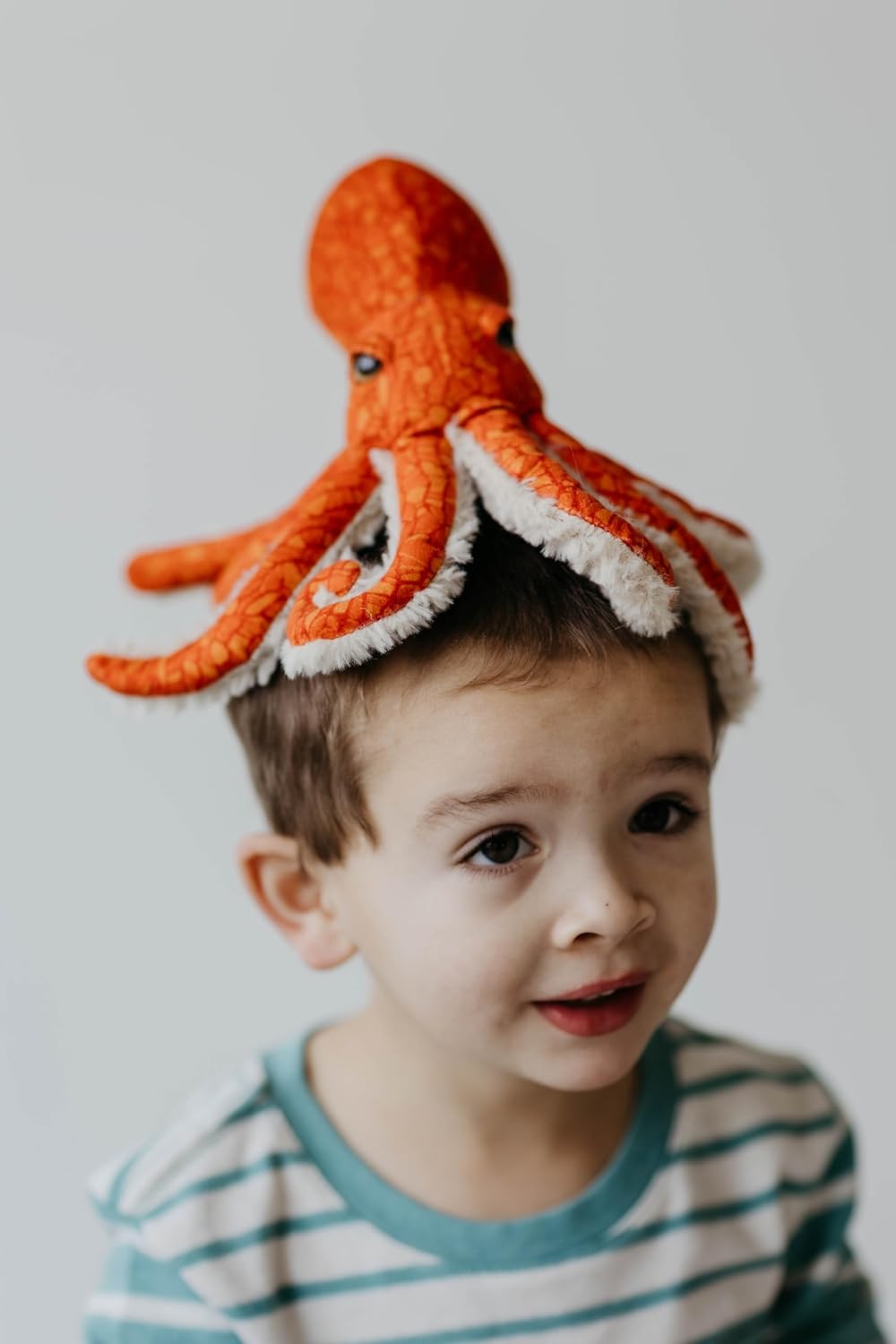 The Petting Zoo Pacific Red Octopus Stuffed Animal Plushie, Gifts for Kids, Wild Onez Sealife Animals, Octopus Plush Toy 8 inches