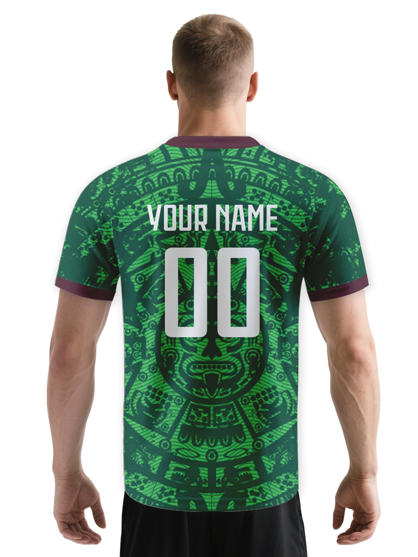 2026 Personalisiertes National Fußballtrikot Fußballshirt Sporttrikot mit Name & Nummer Fanartikel Fußballbekleidung als Trainingsoberteil für Männer