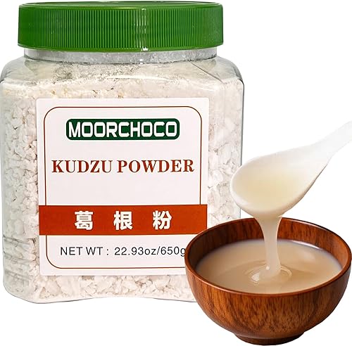 Polvo de raíz de Kudzu, medicina herbaria china pura y natural, 22.93 oz650 gramos, almidón Kudzu - Almidón puro de Pueraria Lobata (polvo de raíz