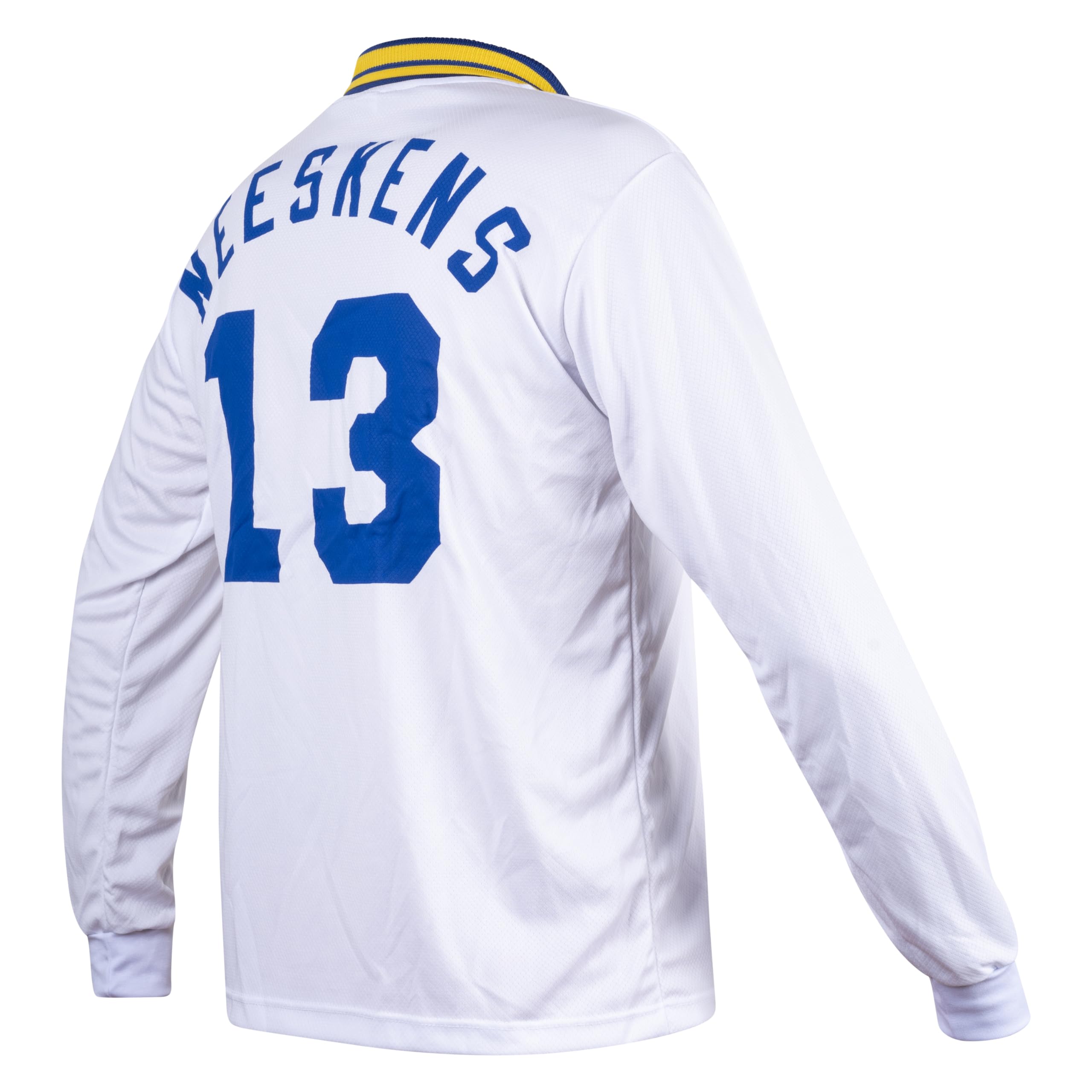 NY Cosmos Neeskens 13 Camiseta de Fútbol Manga Larga Hinchas Deporte Retro Vintage Blanca