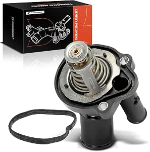 A-Premium Engine Coolant Thermostat and Housing Assembly Compatible
