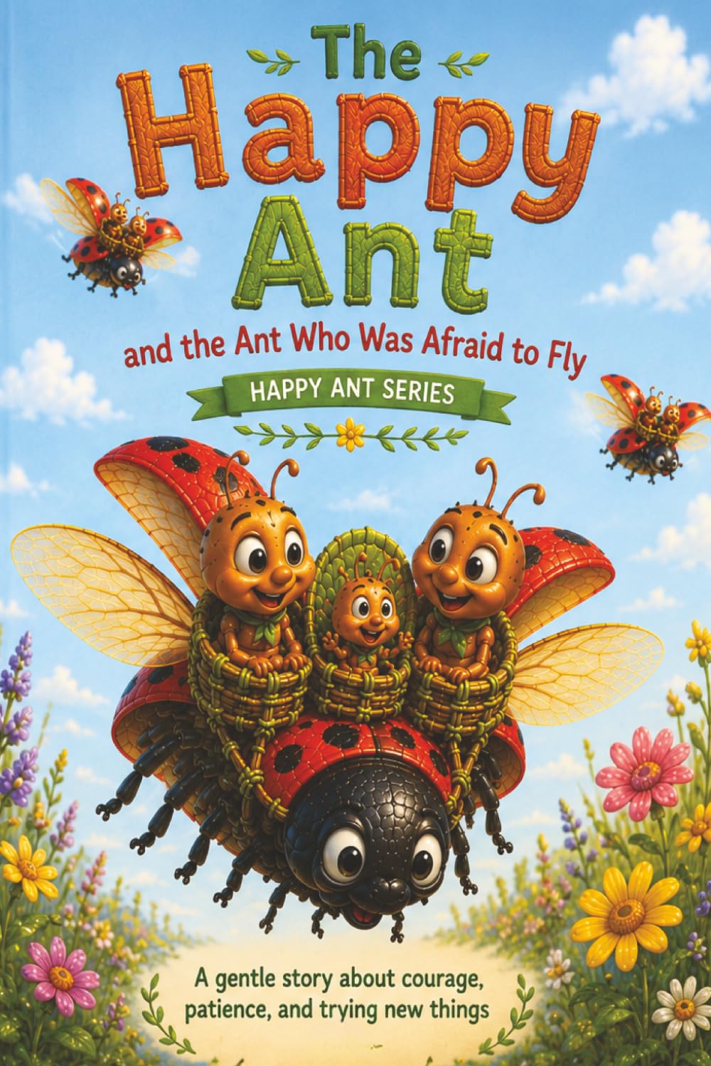 The Happy Ant and The Ant That Was Afraid to Fly: A gentle story about patience and trying new things (Happy Ant Adventure Stories)