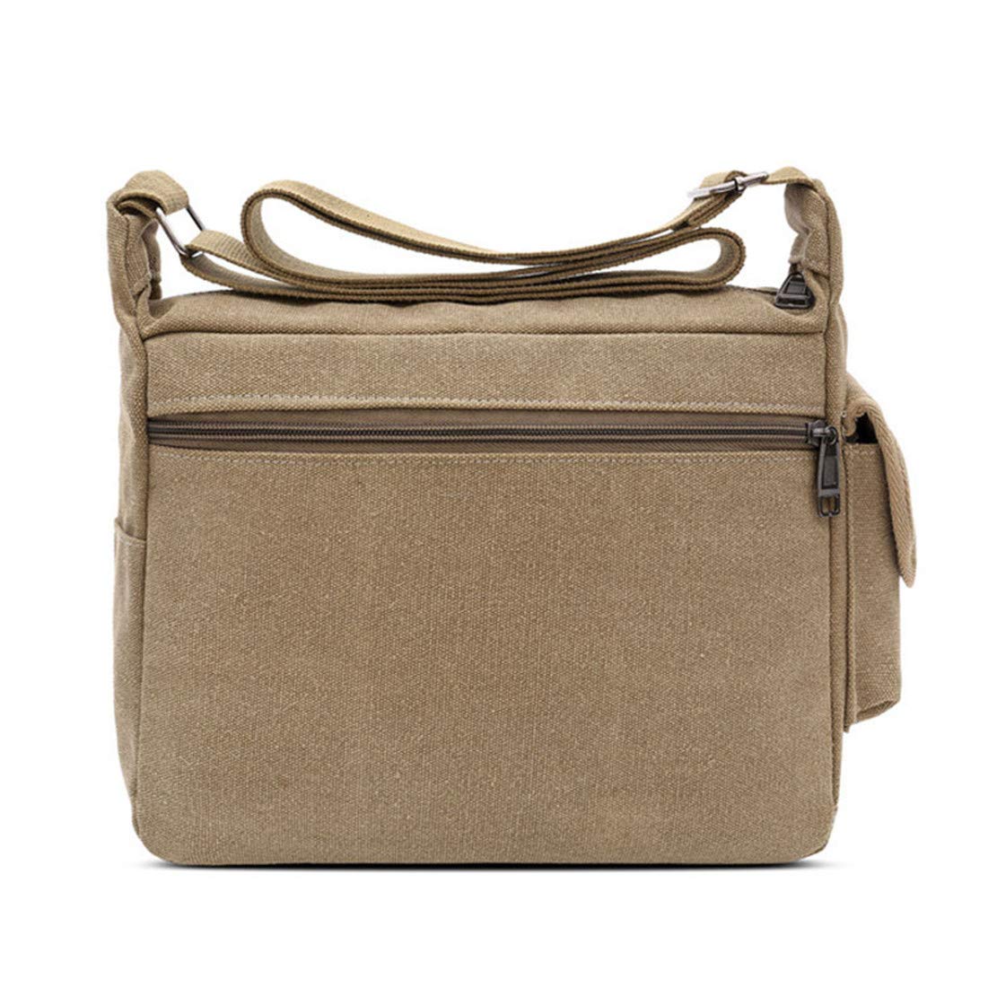 Borsa A Tracolla In Tela Vintage Uomo E Donna – Grande Capacità 30x25x11 Cm, Con Tasca Antifurto, Per Lavoro, Scuola E Shopping