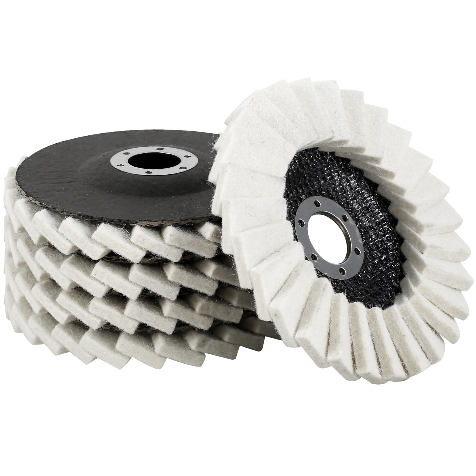 フェルトバフ Amazon | Shuiling バフ ポリッシャー 5枚入り フェルトバフ