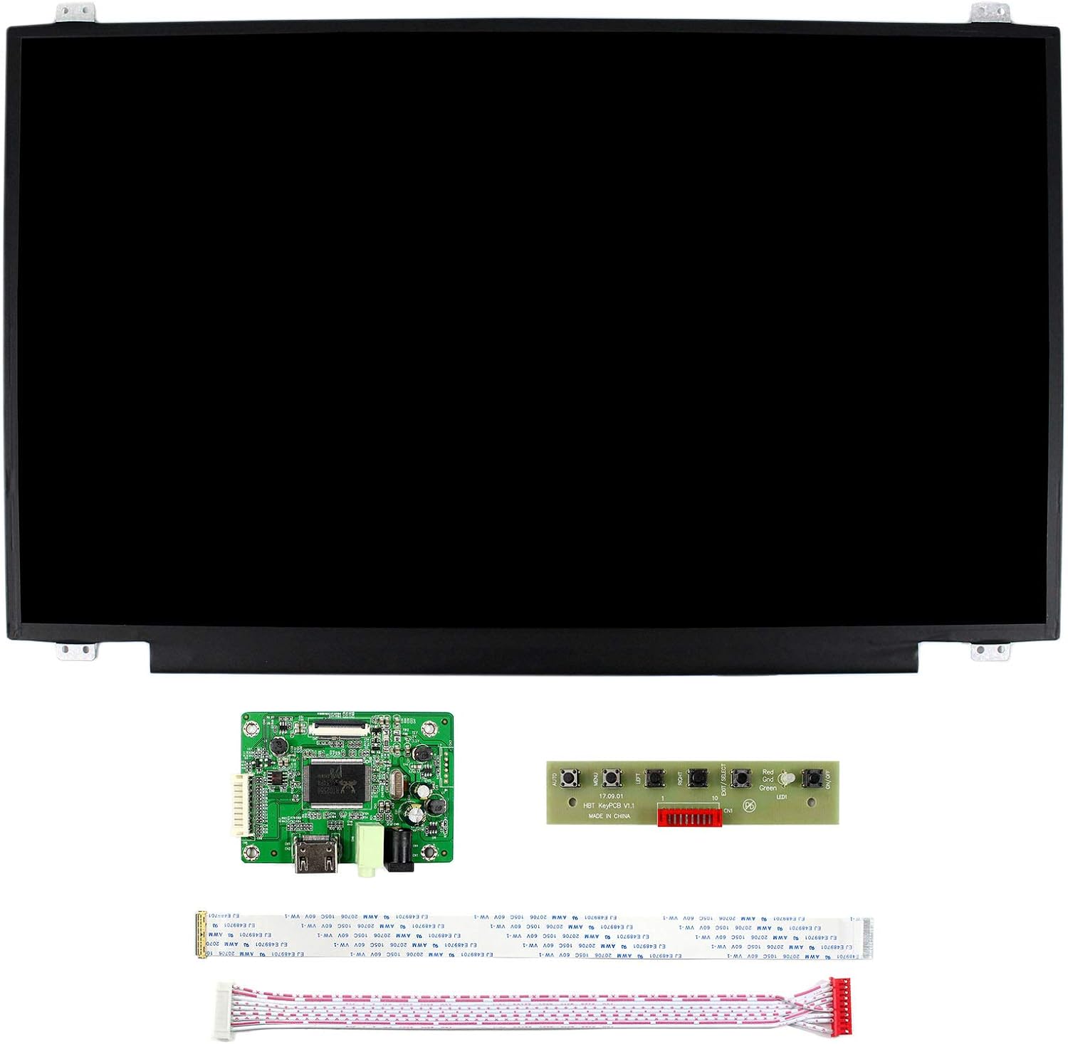VSDISPLAY 17.3inch N173HCE-E31 1920X1080 IPS LCD Screen with Controller(Board +N173HCE-E31)